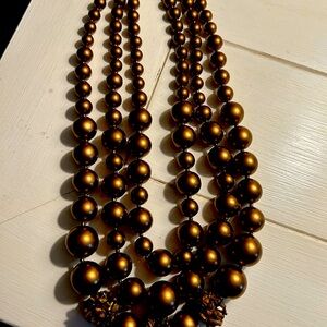 Chico’s 3-strand beaded necklace